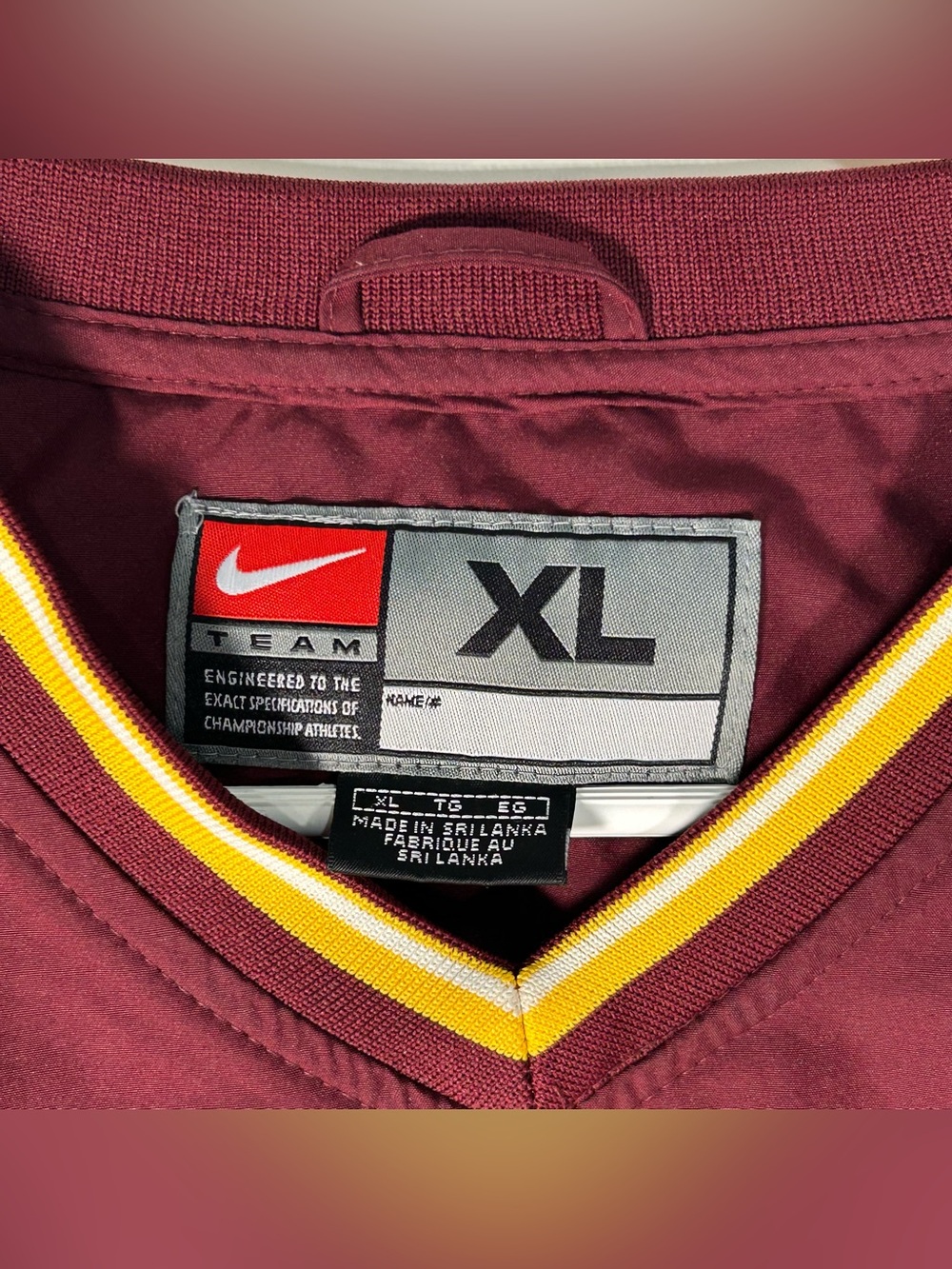 Vintage Nike Team Arizona State Sun Devils Center Swoosh Pullover Windbreaker XL - Picture 5 of 10